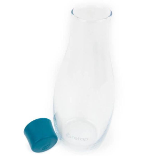 Glas waterfles herbruikbaar meenemen plasticvrij kopen