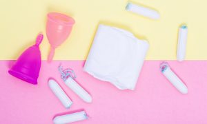biologische tampons, maandverband, menstruatie ondergoed en menstruatiecup