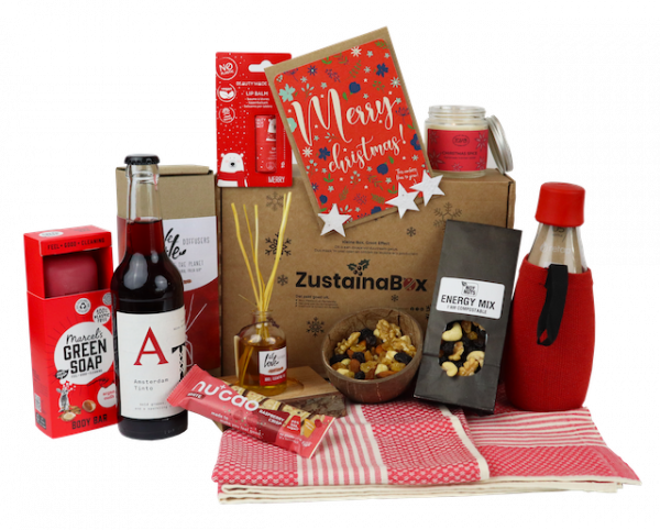 duurzame kerstpakketten: Rudolphs KerstBox rood