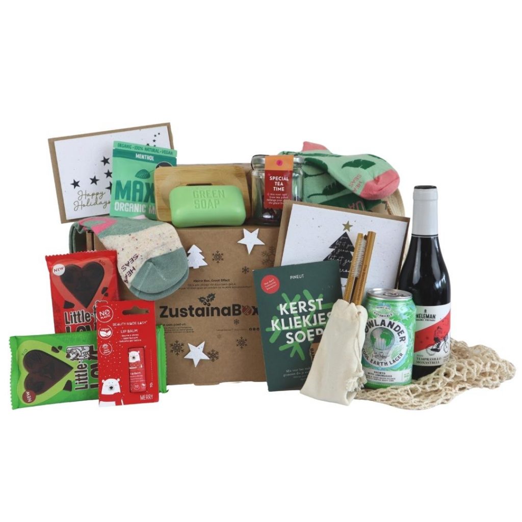 kerstpakket duurzaam: kerst sok box XL