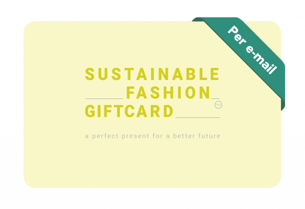 sustainable fashion giftcard kerst cadeaubon
